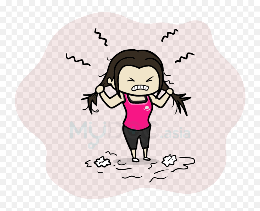 15704 Hair Free Clipart Hair Loss Images Animated Emoji,Pulling Hair