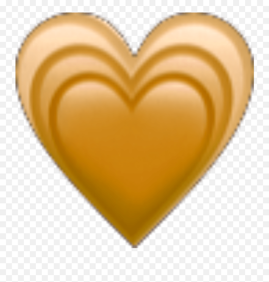 Gold Bronze Heart Emoji Pixle22 Heart,Gold Emoji free transparent