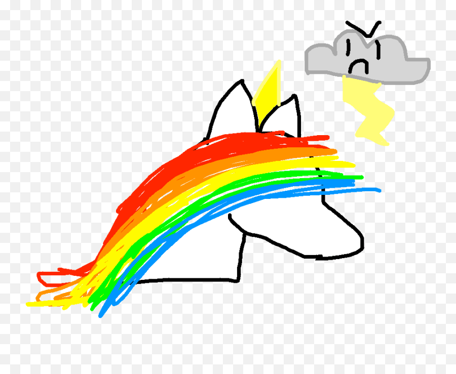 Rainbow Unicorn Drawing Emoji,Cloud Candy Emoji free transparent