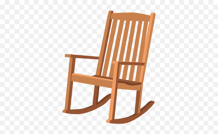 Vector Chair Wood Transparent Png Rocking Chair Vector Emoji,Rocking