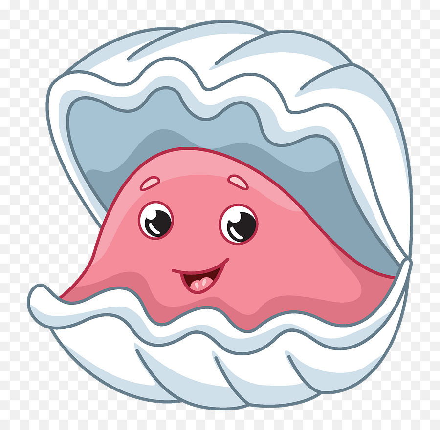 Oyster Clipart Clipart Image Of A Oyster Emoji,Oyster Emoji free