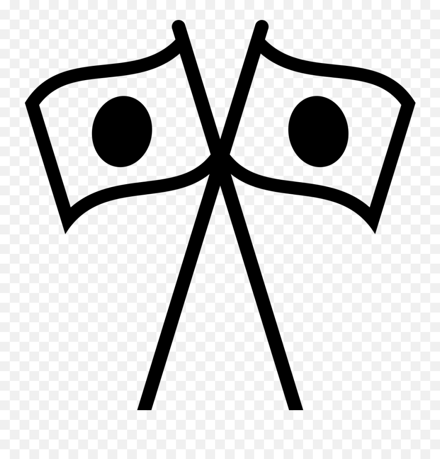 Emojione Bw 1f38c Clip Art Emoji,White Flag Emoji free transparent