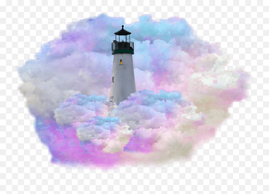 Lighthouse Cloud Multicolour Sticker Beacon Emoji,Lighthouse Emoji free transparent emoji