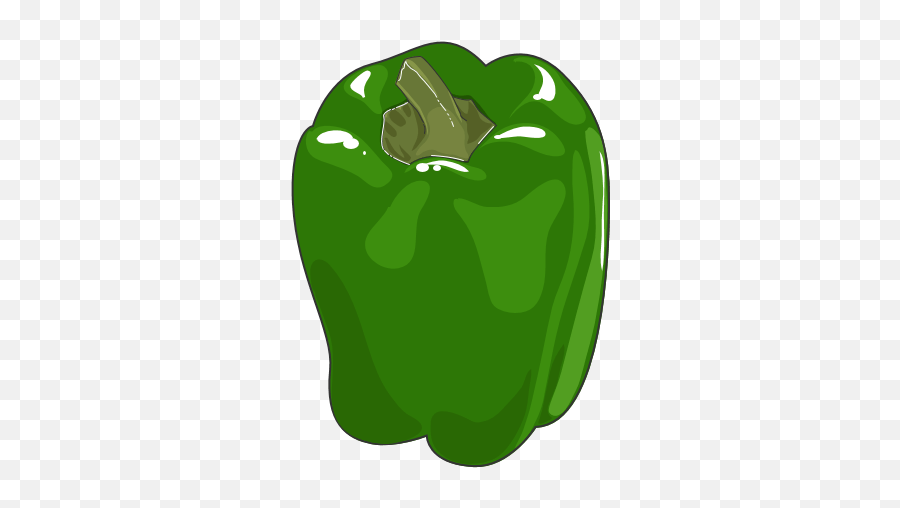 Capsicum Clip Art Clipart Green Pepper Emoji,Green Pepper Emoji free transparent emoji