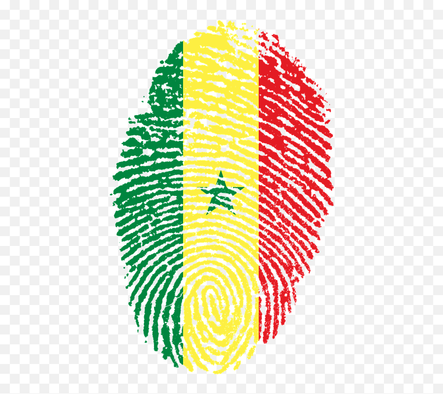 Senegal Flag Fingerprint Dominican Republic Flag Emoji,Senegal Flag