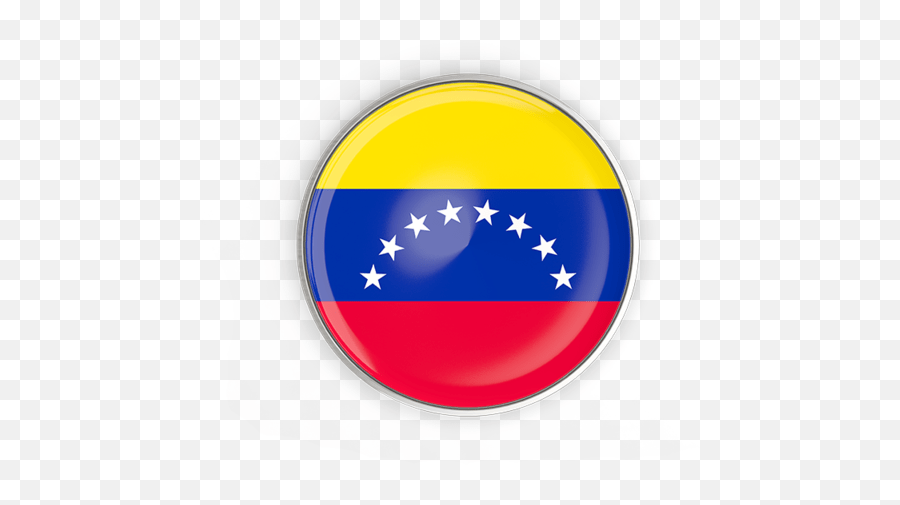 Venezuela Flag Symbol Venezuela Flag Circle Png Emoji,Venezuela Flag