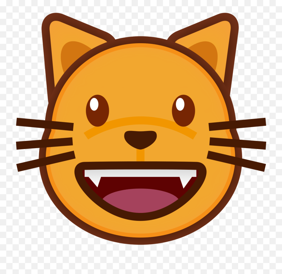 Phantom Open Emoji 1f63a Cat Open Mouth Emoji free