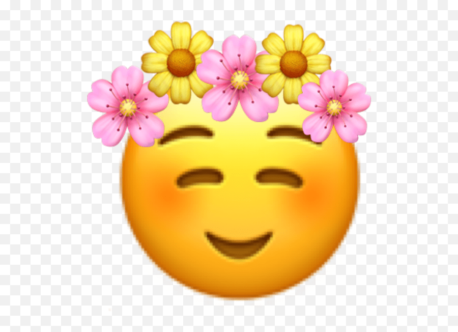 Emoji Emojicustom Customemoji Cute Flower Flowercrown Girl Emoji With