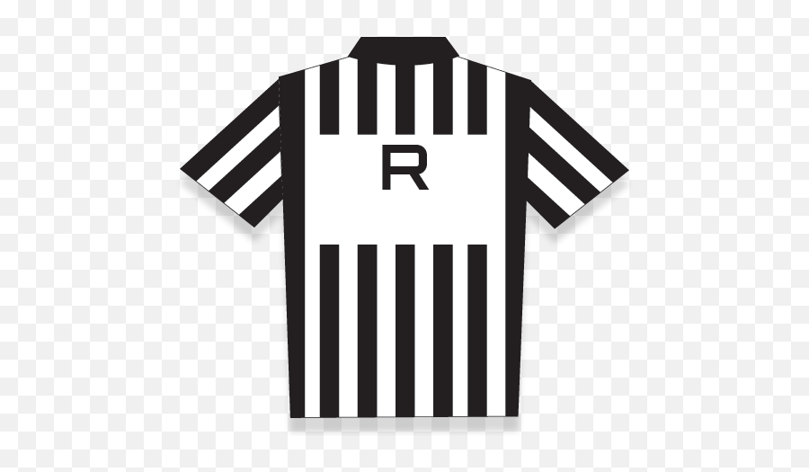 Nfl Referee Transparent Png Clipart Back Of Referee Shirt Emoji