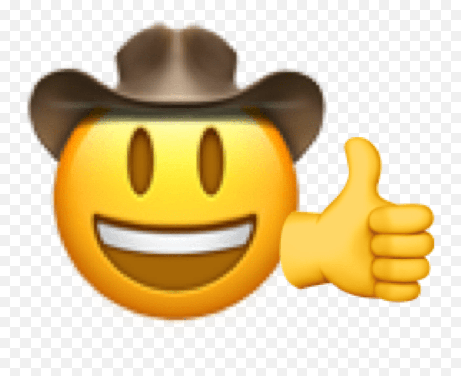 Emoji Norteño Like Smile Sonrisa Freetoedit Cowboy Emoji,Like Emoji