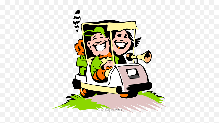Golfer Drawing Comic Transparent Png Animated Golf Cart Cartoon Emoji,Golf Cart Emoji free