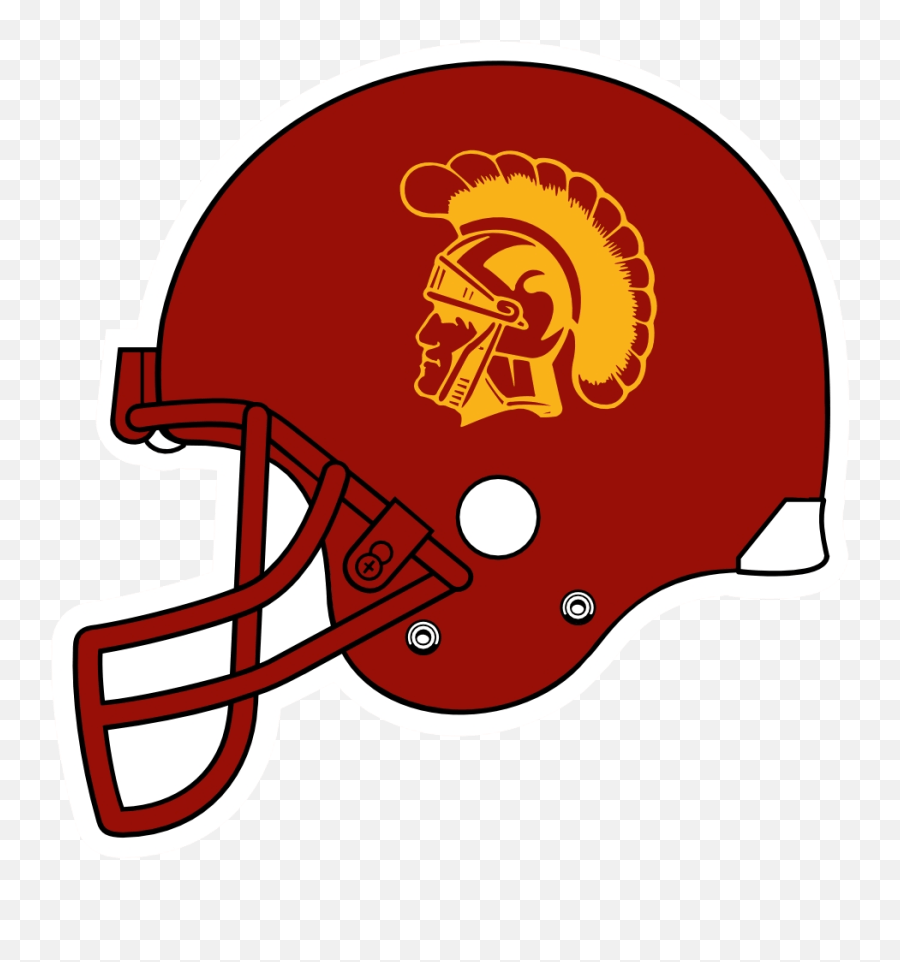 Usc Football Helmet Clipart Usc Trojans Helmet Png Emoji,Utah Utes
