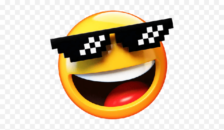 3d Emoticons Whatsapp Stickers Mlg Glasses On People Emoji,Lip