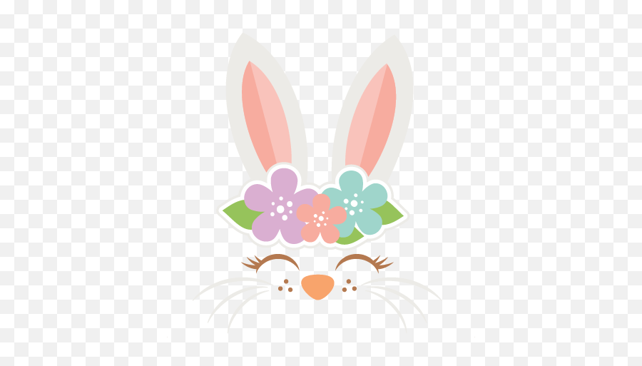 Cute Text Faces Bunny Clipart In Pack Cute Easter Bunny Face Clipart