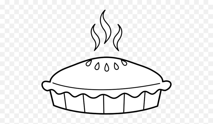 Cherry Pie Clipart Black And White