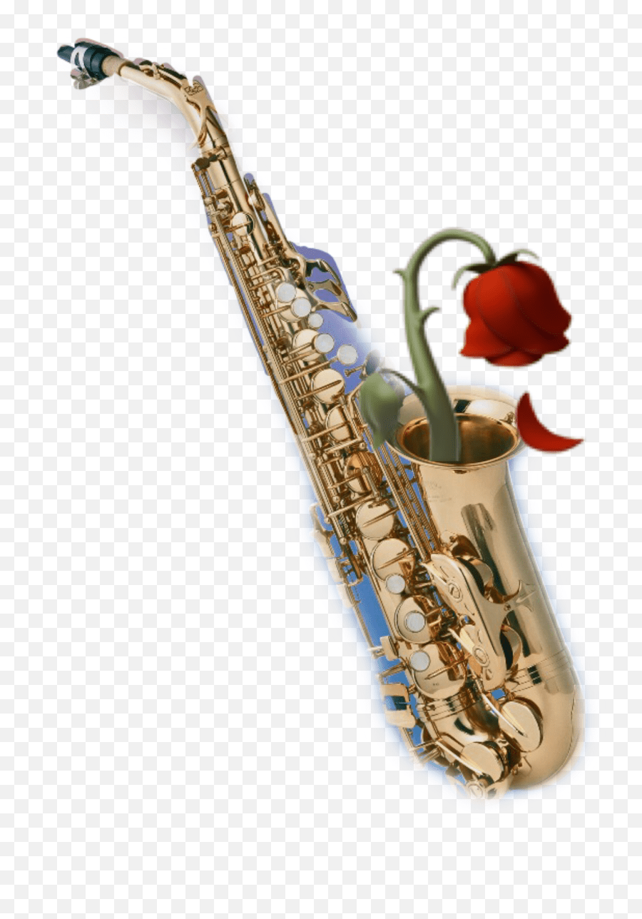 Saxophone Rose Transparent Background Saxophone Png Emoji,Saxophone
