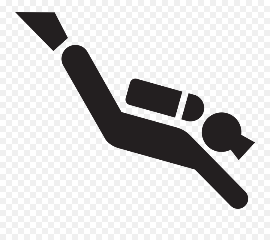 Diving Clipart Black And White Diving Scuba Dive Clipart Emoji,Diver