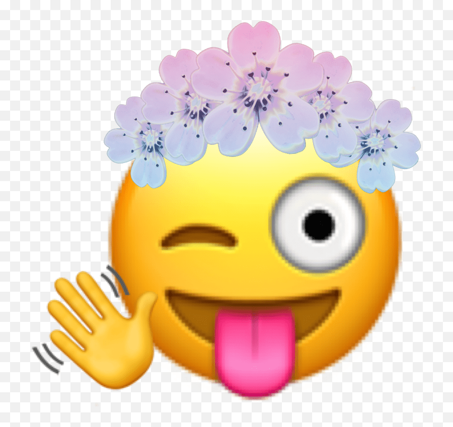 Freetoedit Emoji Emojisticker Flower Smiley Emoticon Flowers Free The