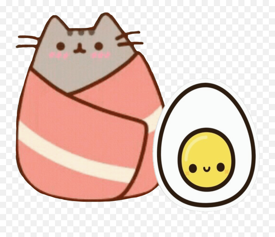 Freetoedit Speck Ei Pusheen Emilyssticker Meat Egg Cat Pusheen Bacon