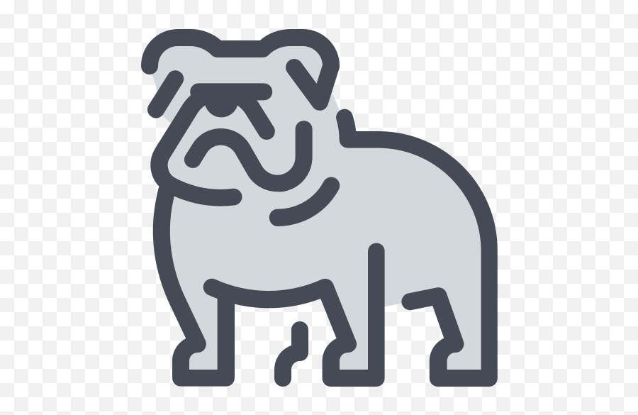 Bulldog Icon Clip Art Emoji,Bulldog Emoji free transparent emoji