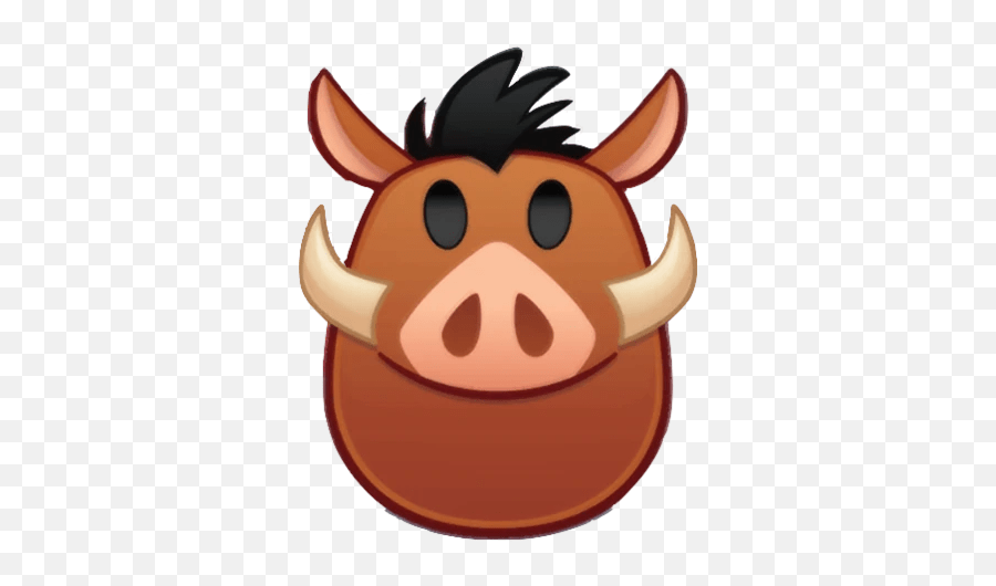 Pumbaa Disney Emoji Lion King,Sign Of The Horns Emoji free