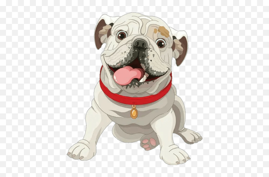 Bulldog Stickers For Whatsapp Bulldogs Icon Emoji,Bulldog Emoji free transparent emoji
