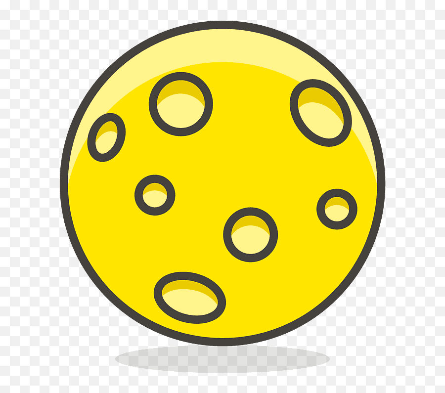 Full Moon Emoji Clipart Icon,Moon Emojis In Order free transparent