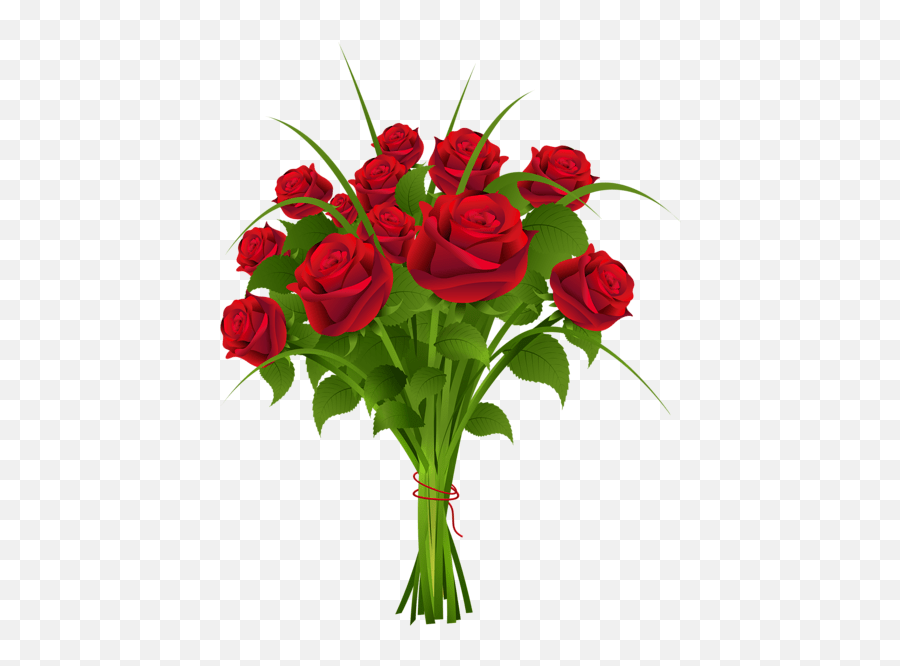 Transparent Rose Bouqet Red Clipart Png Transparent Background Flower
