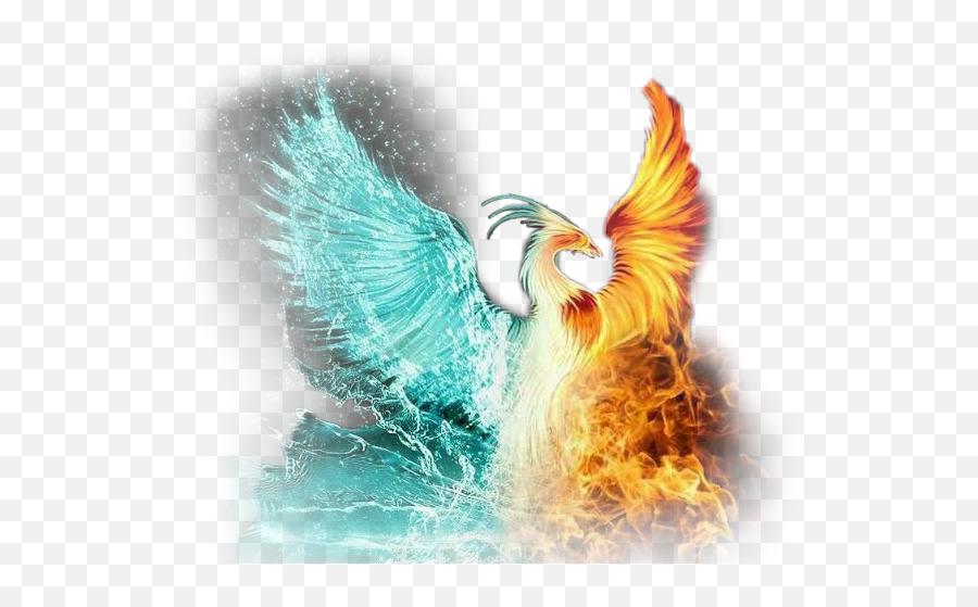 Phoenix Sticker Challenge Phoenix Fire And Water Emoji,Phoenix Emoji
