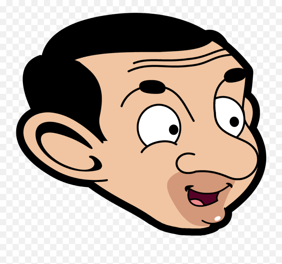 Mr Bean Face Clipart Mr Bean Cartoon Png Emoji,Danny Devito Emoji free transparent emoji