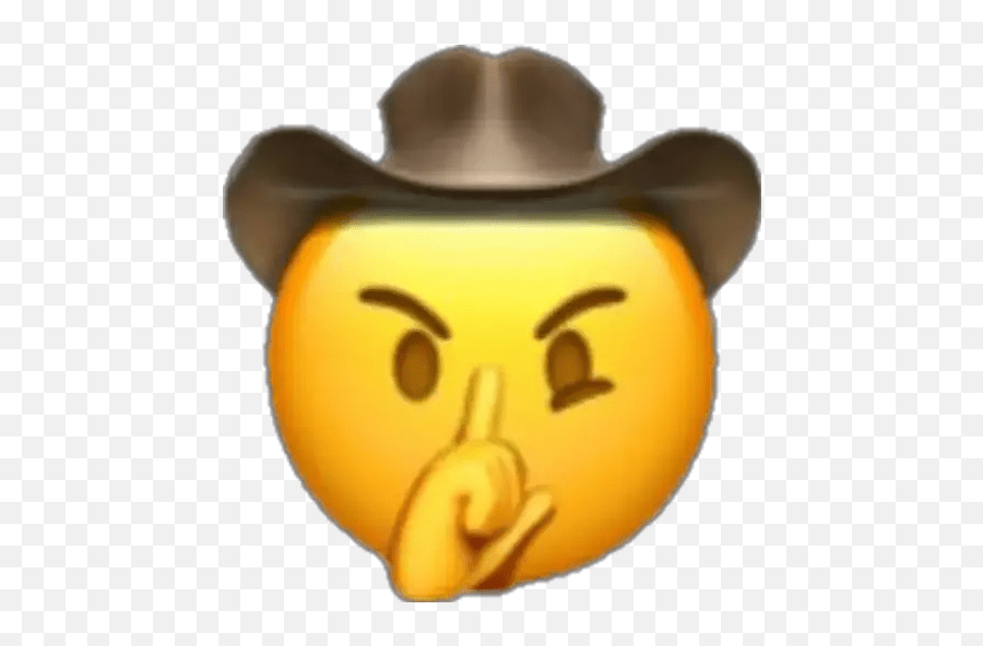 Emoji Cowboy Stickers For Whatsapp Sad Cowboy Emoji Png,Sticker Emojis free transparent