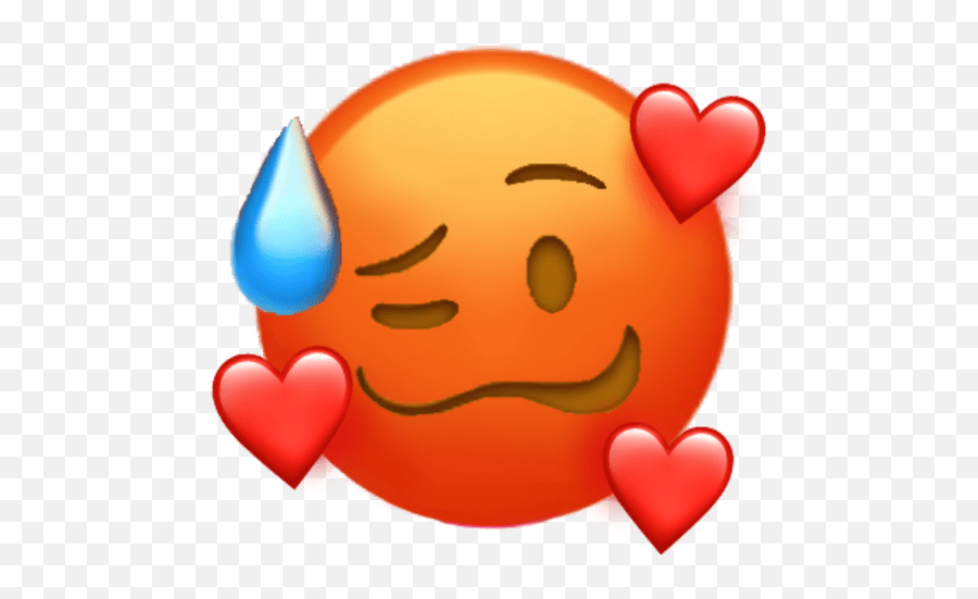 Emojiplus Happy Emoji,Orange Heart Emoji free transparent emoji