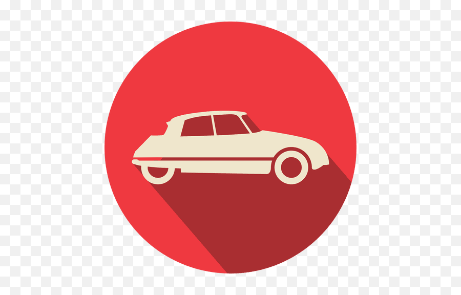 Red Circle Retro Car Cartoon Car In Circle Emoji,Red Car Emoji free