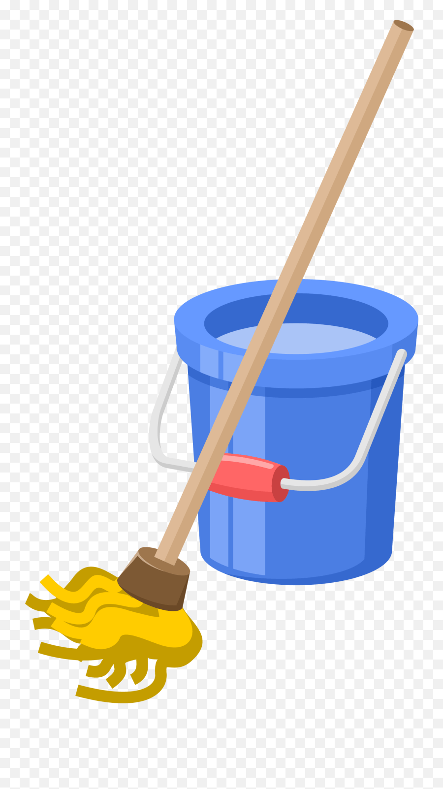 Mop Clipart Transparent Background Mop And Bucket Png Emoji,Mop Emoji