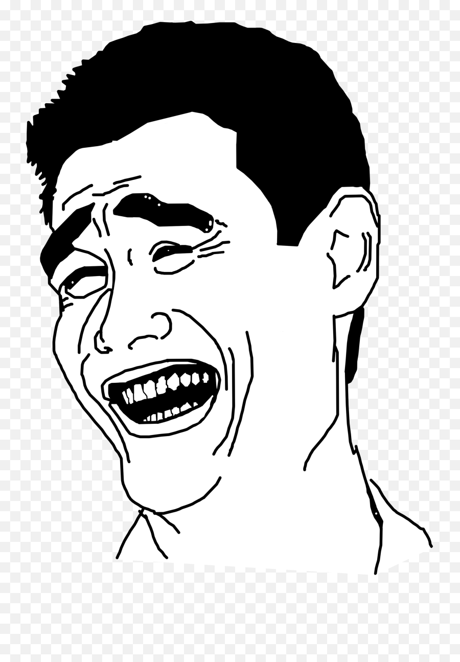 Download Free Png Yao Ming Face Png Funny Face Meme Emoji,Asian Faces