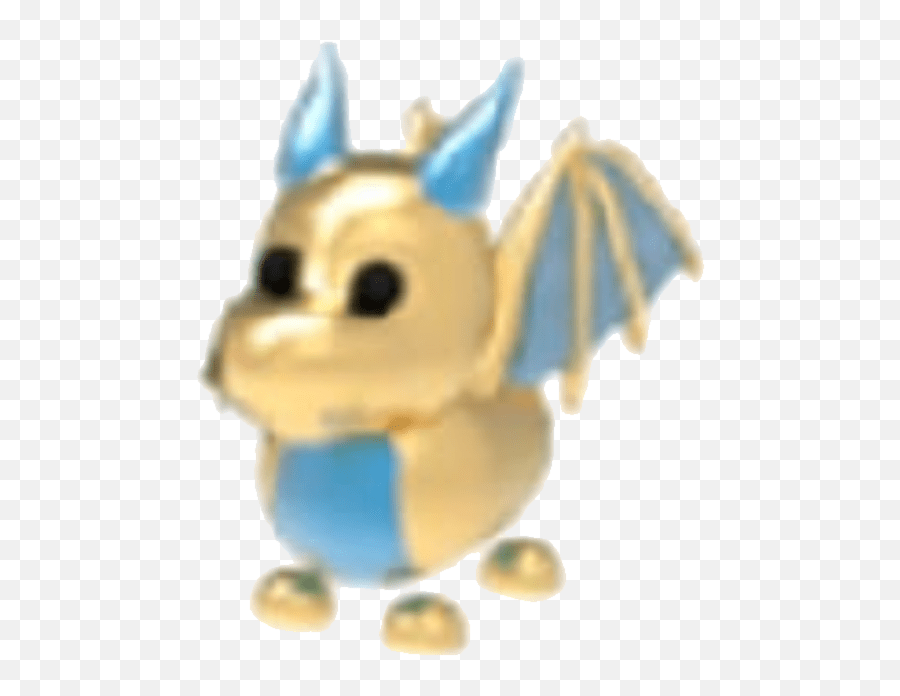 Goldendragon Adoptme Golden Sticker By Itu0027s A Bibi Adopt Me Pets