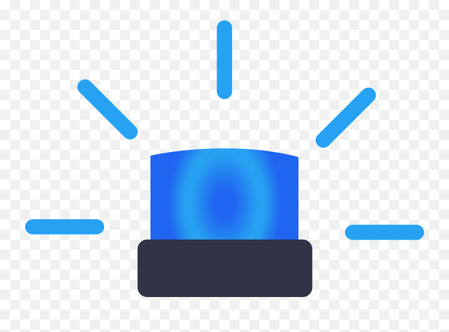 Blue Light Alarm Siren Rescue Fire Blue Light Alarm Png Emoji,Police