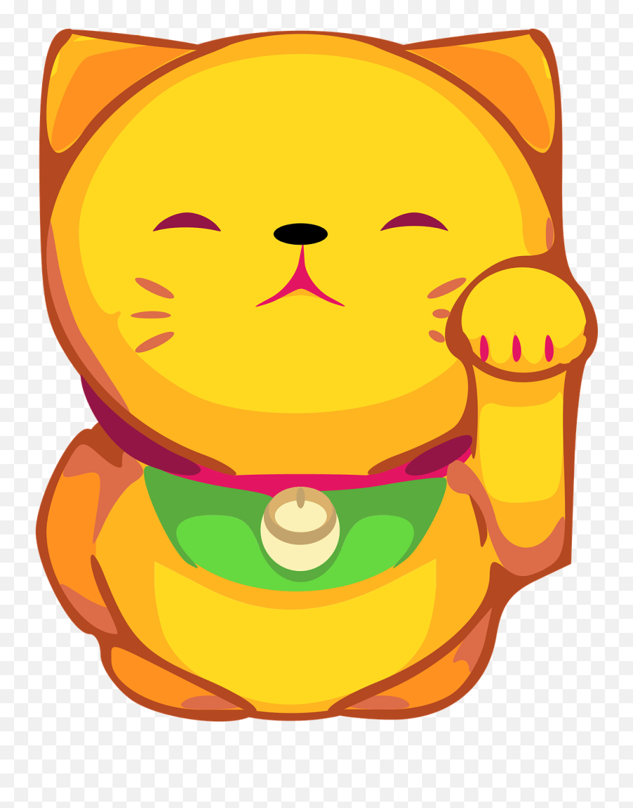 Cat Feng Shui Figurine Free Vector Feng Shui Png Emoji,Japanese Cat