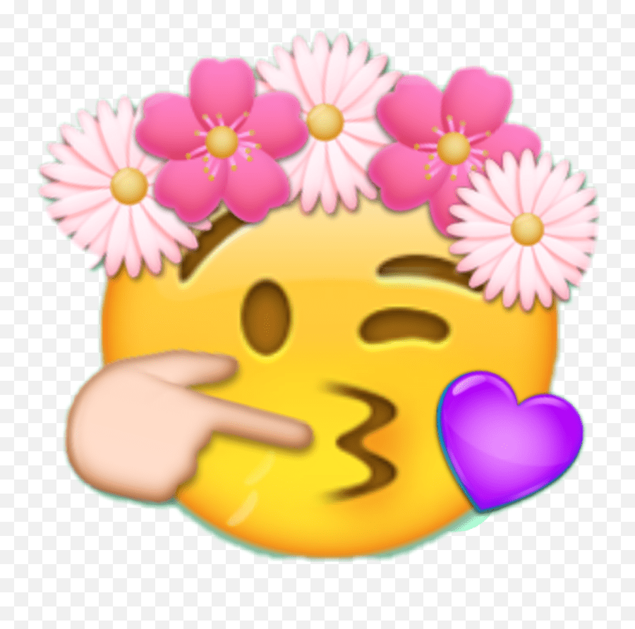 Emoji Kiss Flover Heart Sticker By Feyza Emoji,Kiss Heart Emoji