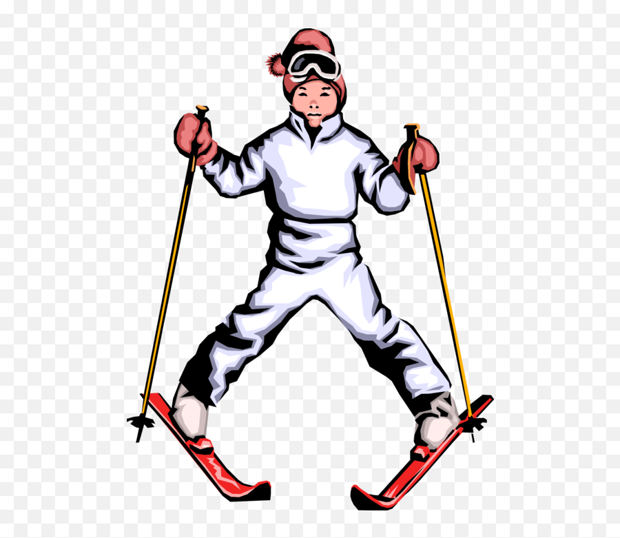Youngster On Skis Snow Clip Art Emoji,Ski Emoji free transparent