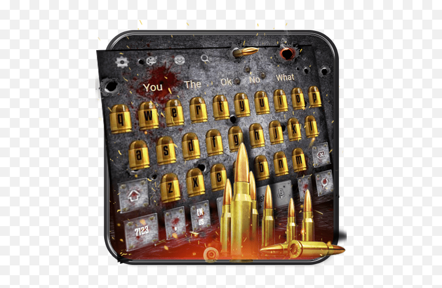 Bullet Battle Keyboard Theme Bullet Emoji,Bullet Emoji free