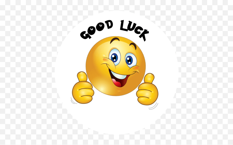 Best Of Luck Dear Mylot Smiley Face Thumbs Up Png Emoji,Good Luck