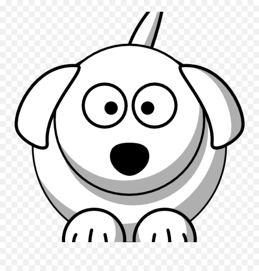 Library Of Dog Face Clip Transparent Black And White Png Beginner