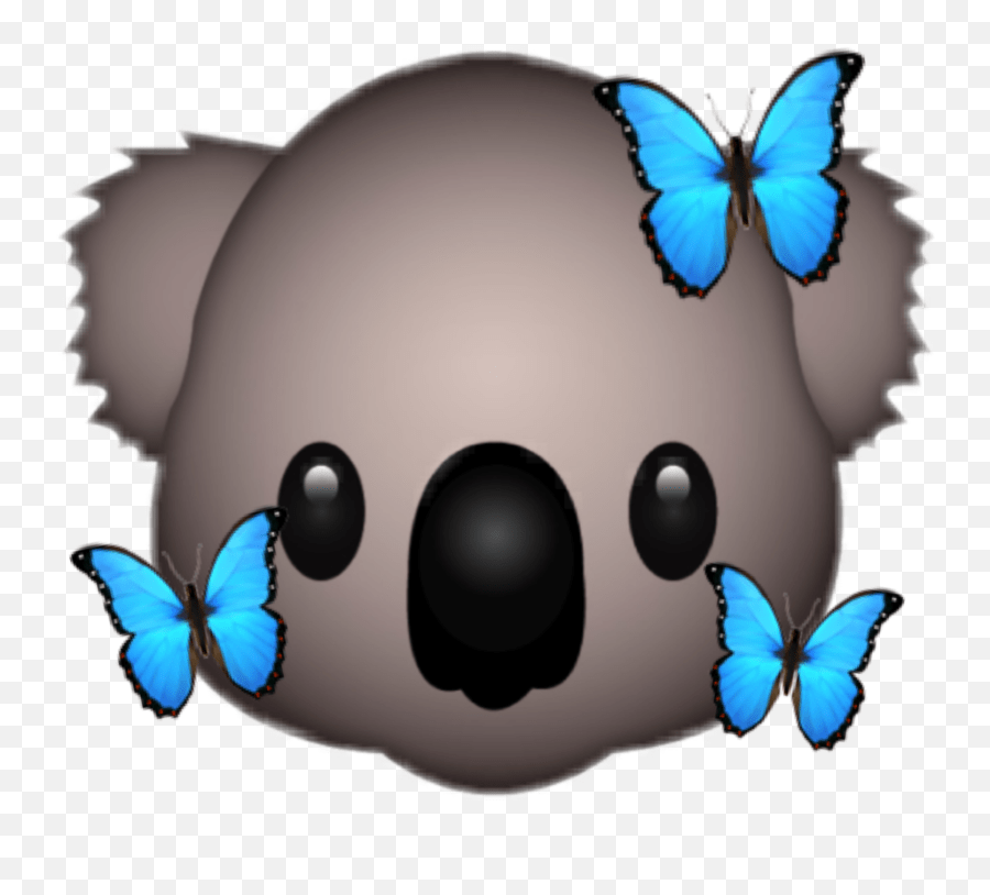 Koala Koalaemoji Emoji Emojis Sticker Koala Emoji Png,Butterfly Emoji