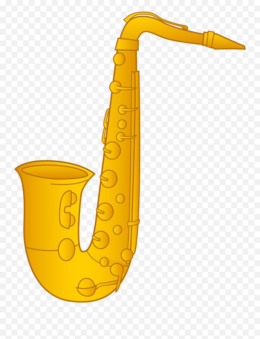 Saxophone Clipart No Background Clipart Saxophone Emoji,Saxophone
