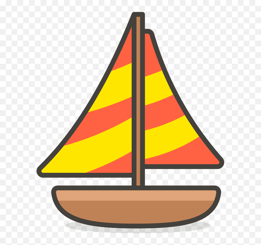 Sailboat Emoji Clipart Emoji Velero,Sailboat Emoji free transparent