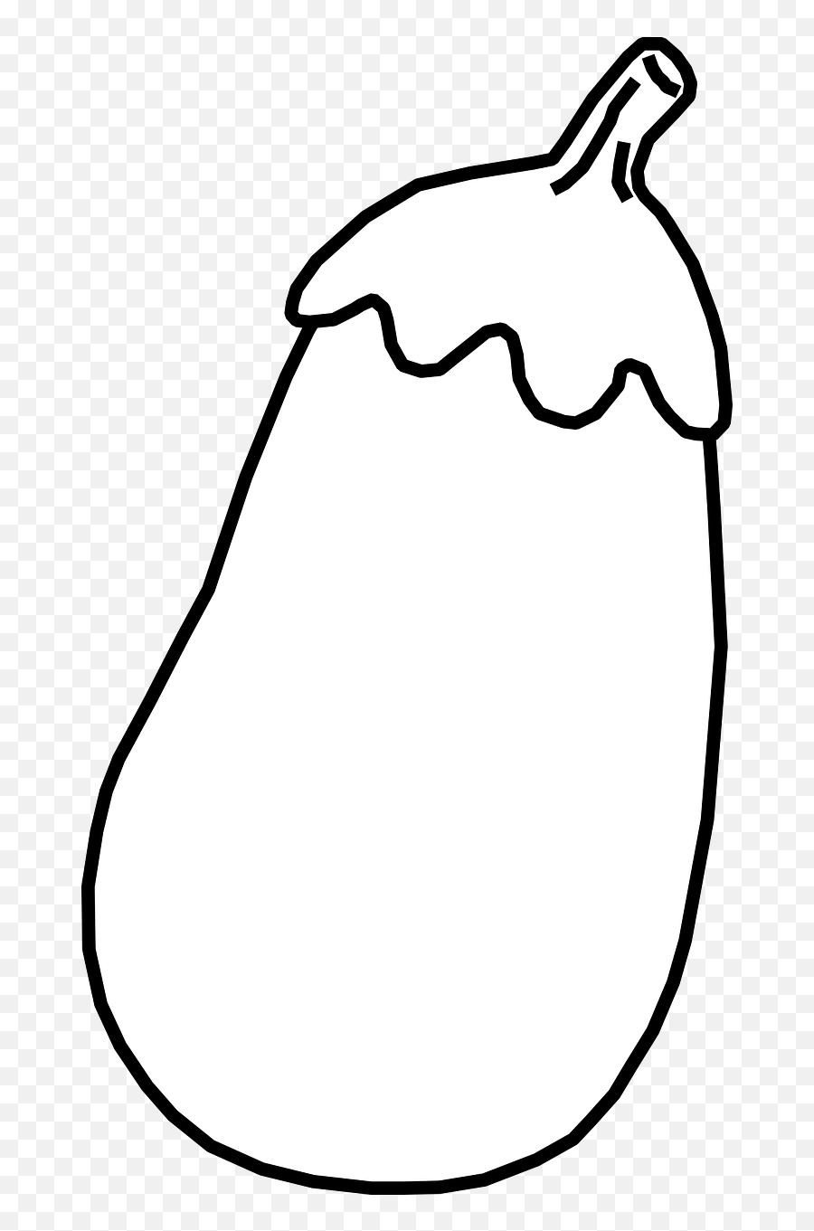 Eggplant Food Vegetable Free Vector Eggplant Black And White Clipart Emoji,Eggplant Hand Emoji