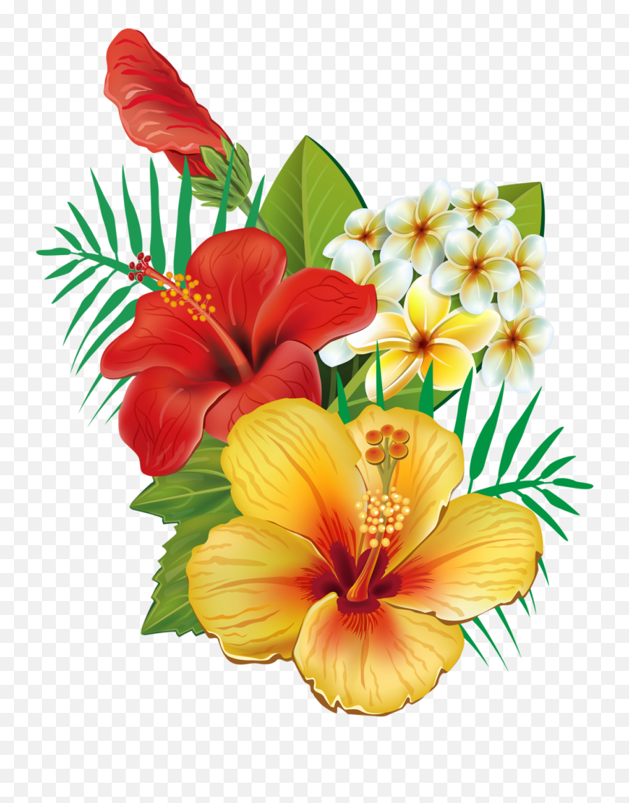 Flower Hawaiian Tropical Flowers Png Emoji,Hawaiian Flower Emoji