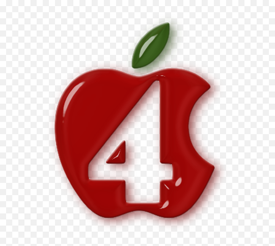 Alphabet Snow White Letter Apple Apple Oll Alfa Letter Whte Emoji