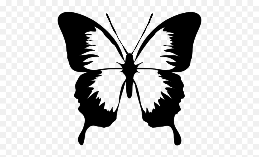 Butterfly Siluett Bild Butterfly Vector Emoji,Butterfly Emoji free